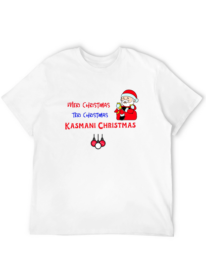 Camiseta Navideña Festiva: Meri Christmas