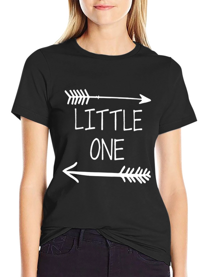 Camiseta Negra Little One con Flechas