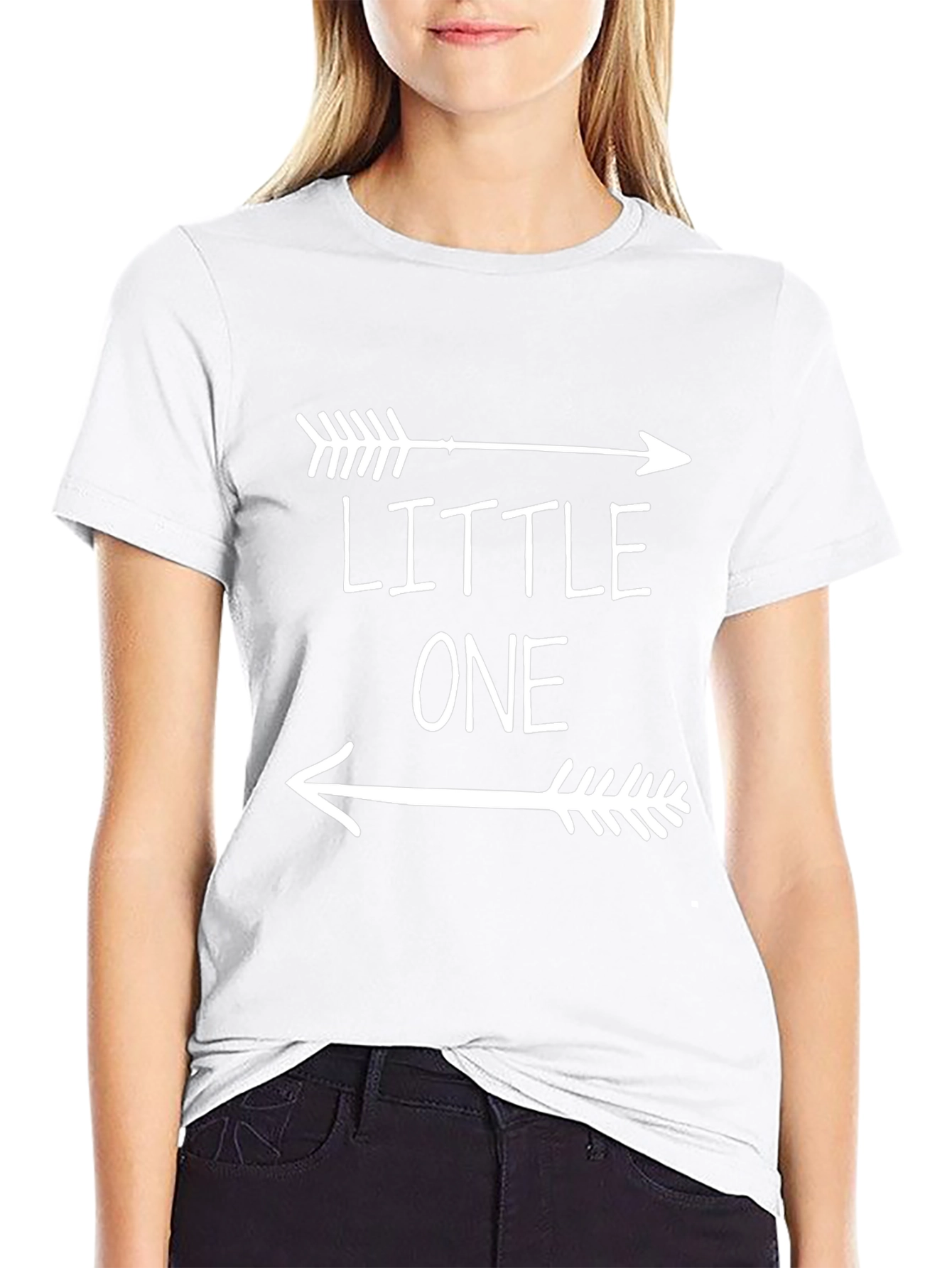 Camiseta Negra Little One con Flechas