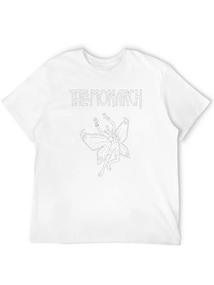 Camiseta Negra The Monarch Diseño Gráfico Original