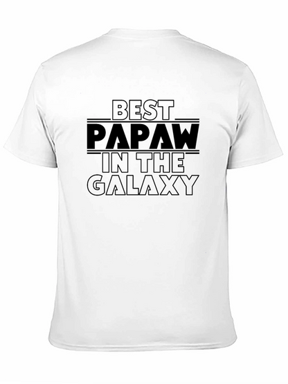 Camiseta Negra Best Papaw in the Galaxy