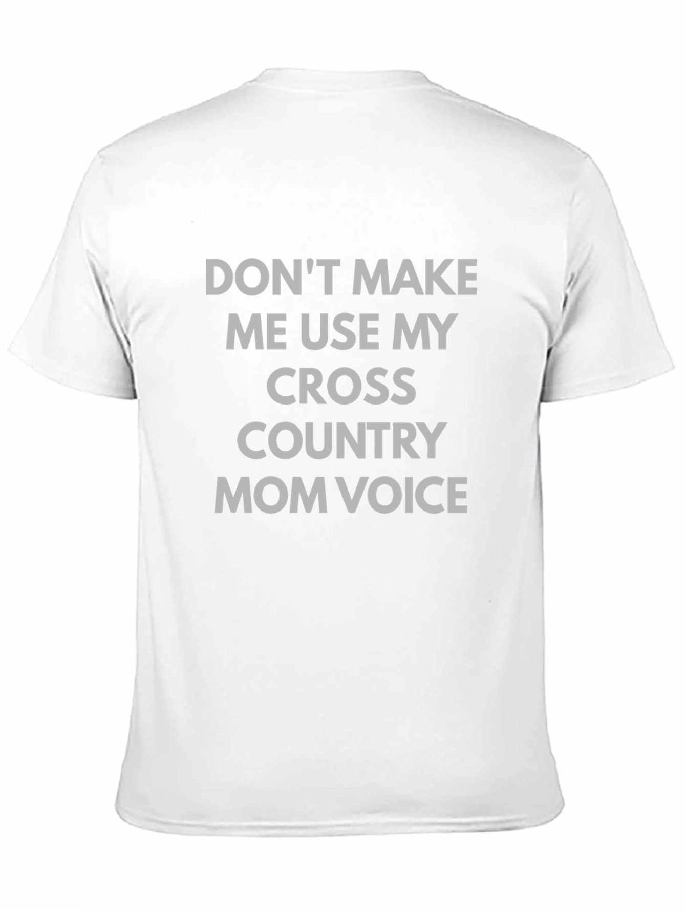 Camiseta Negra: Cross Country Mom Voice