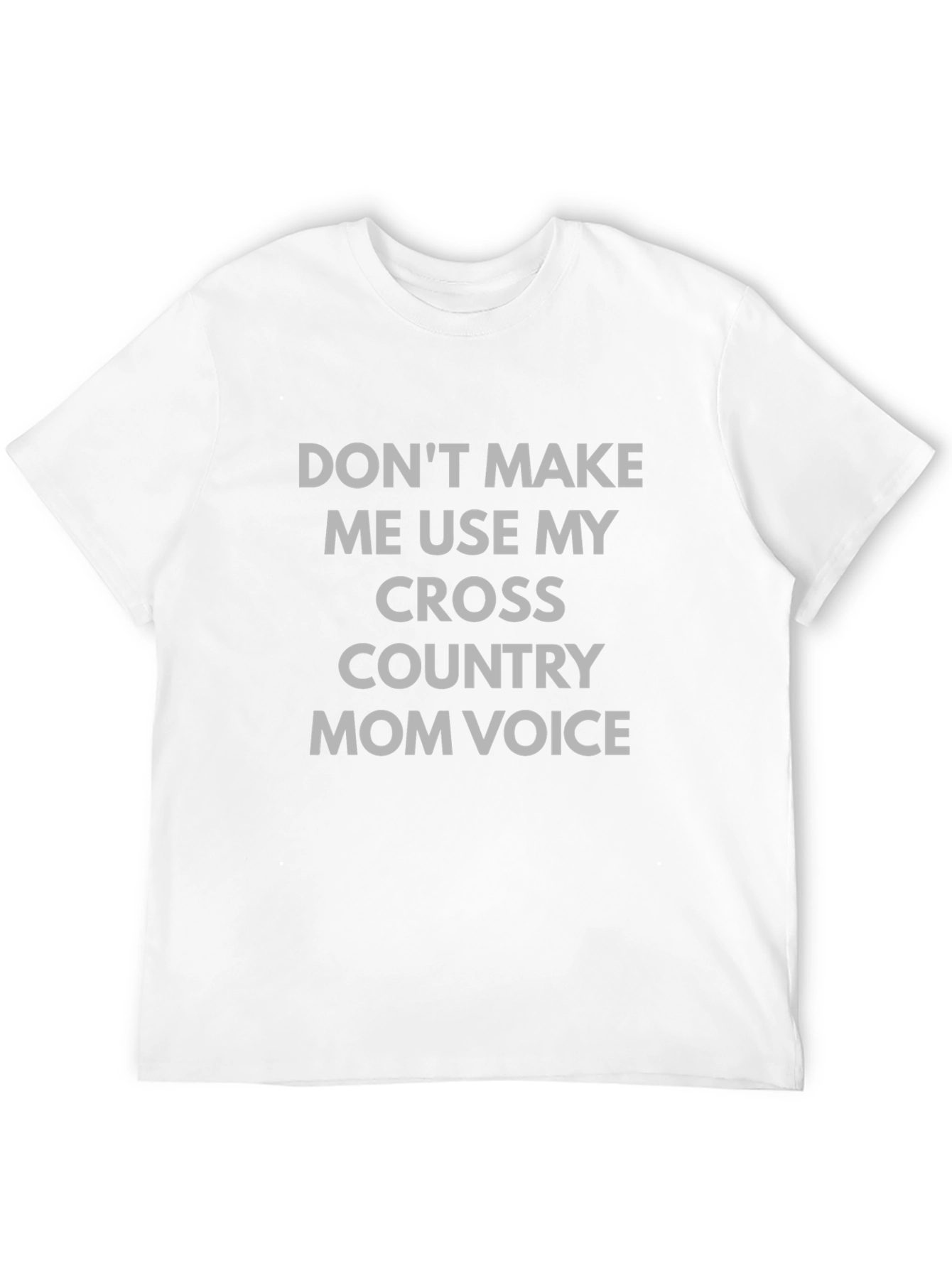 Camiseta Negra: Cross Country Mom Voice