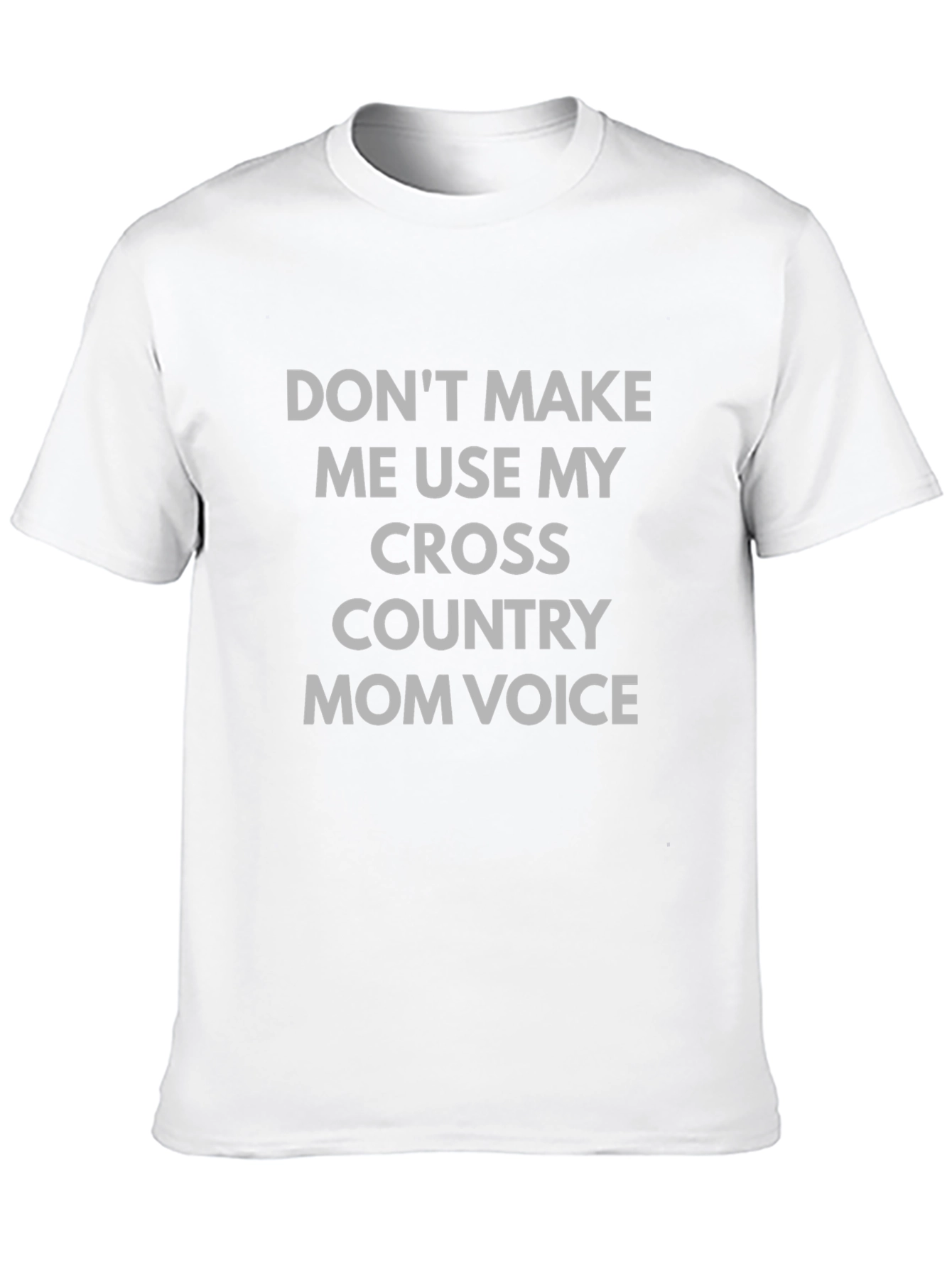 Camiseta Negra: Cross Country Mom Voice