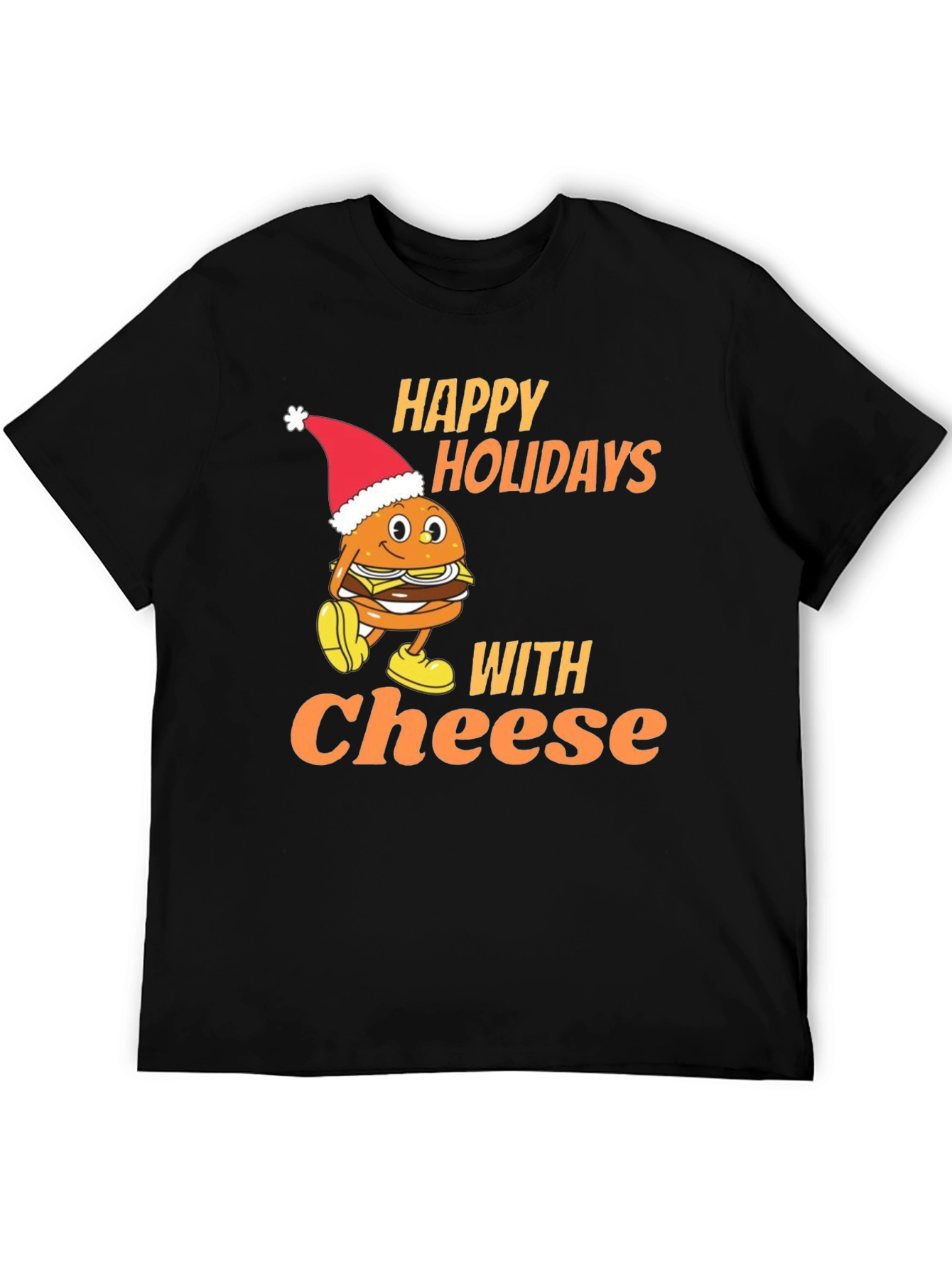 Camiseta Navideña Happy Holidays With Cheese