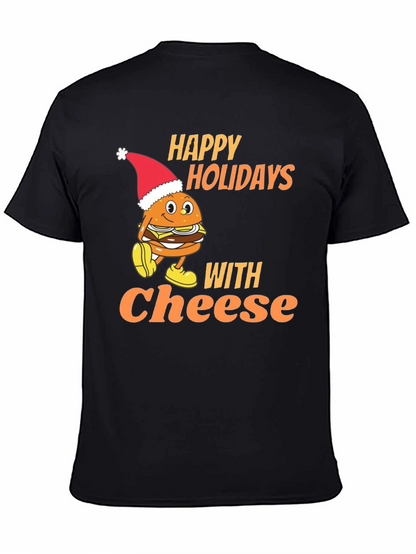 Camiseta Navideña Happy Holidays With Cheese