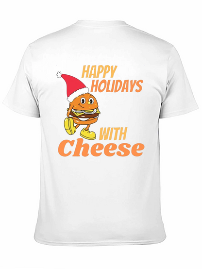 Camiseta Navideña Happy Holidays With Cheese