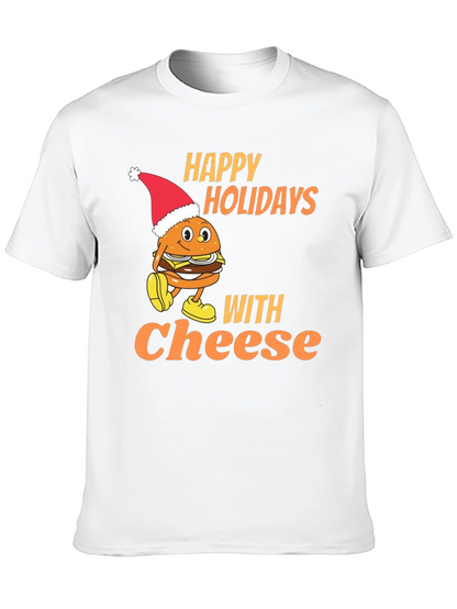 Camiseta Navideña Happy Holidays With Cheese