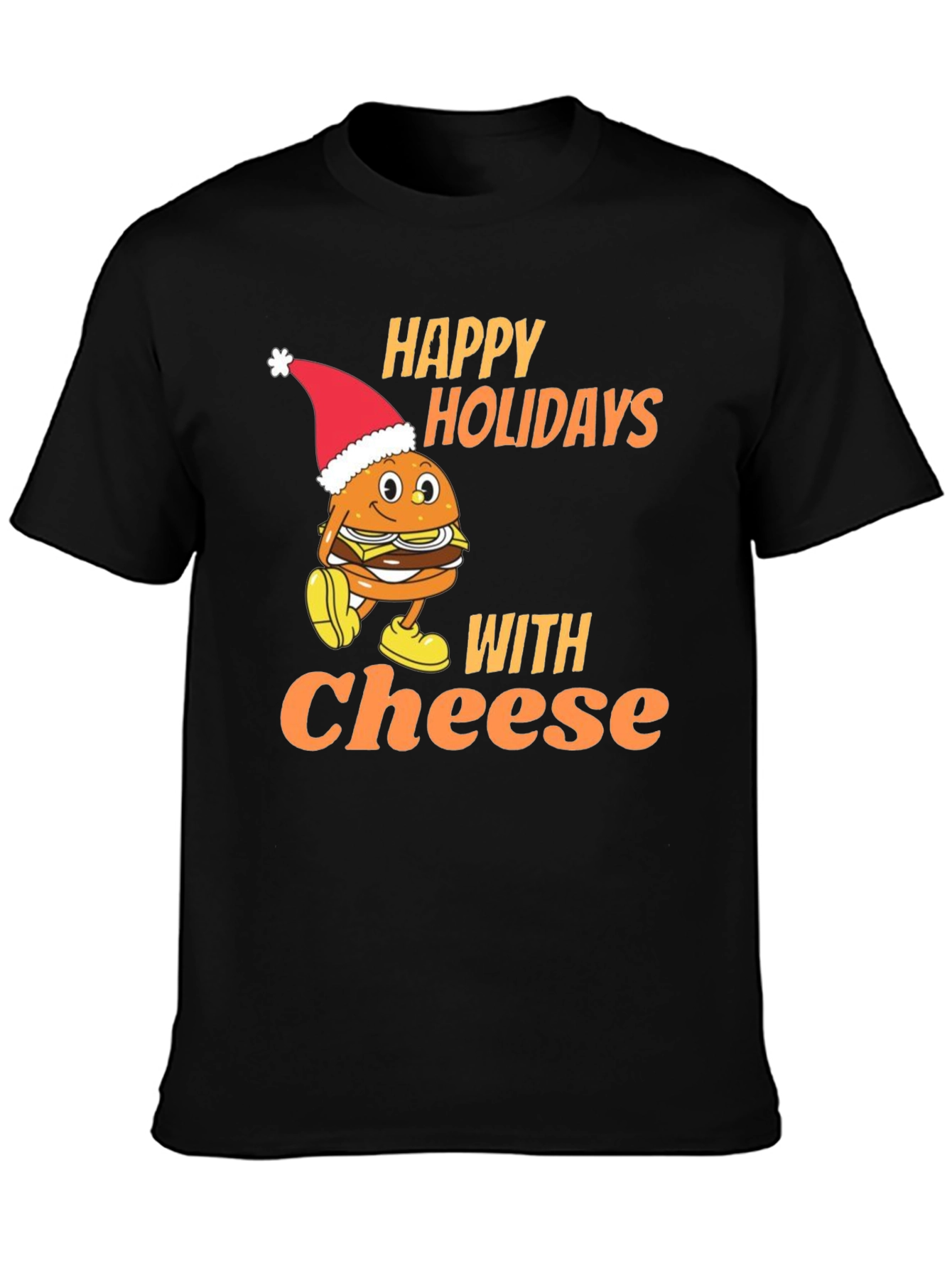 Camiseta Navideña Happy Holidays With Cheese