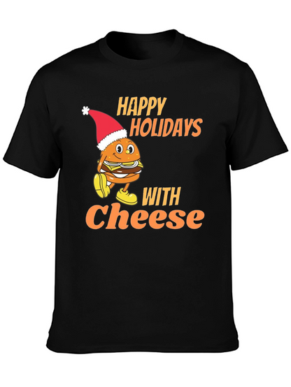 Camiseta Navideña Happy Holidays With Cheese