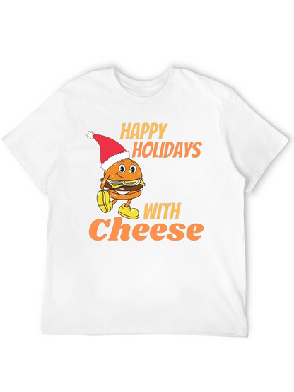 Camiseta Navideña Happy Holidays With Cheese