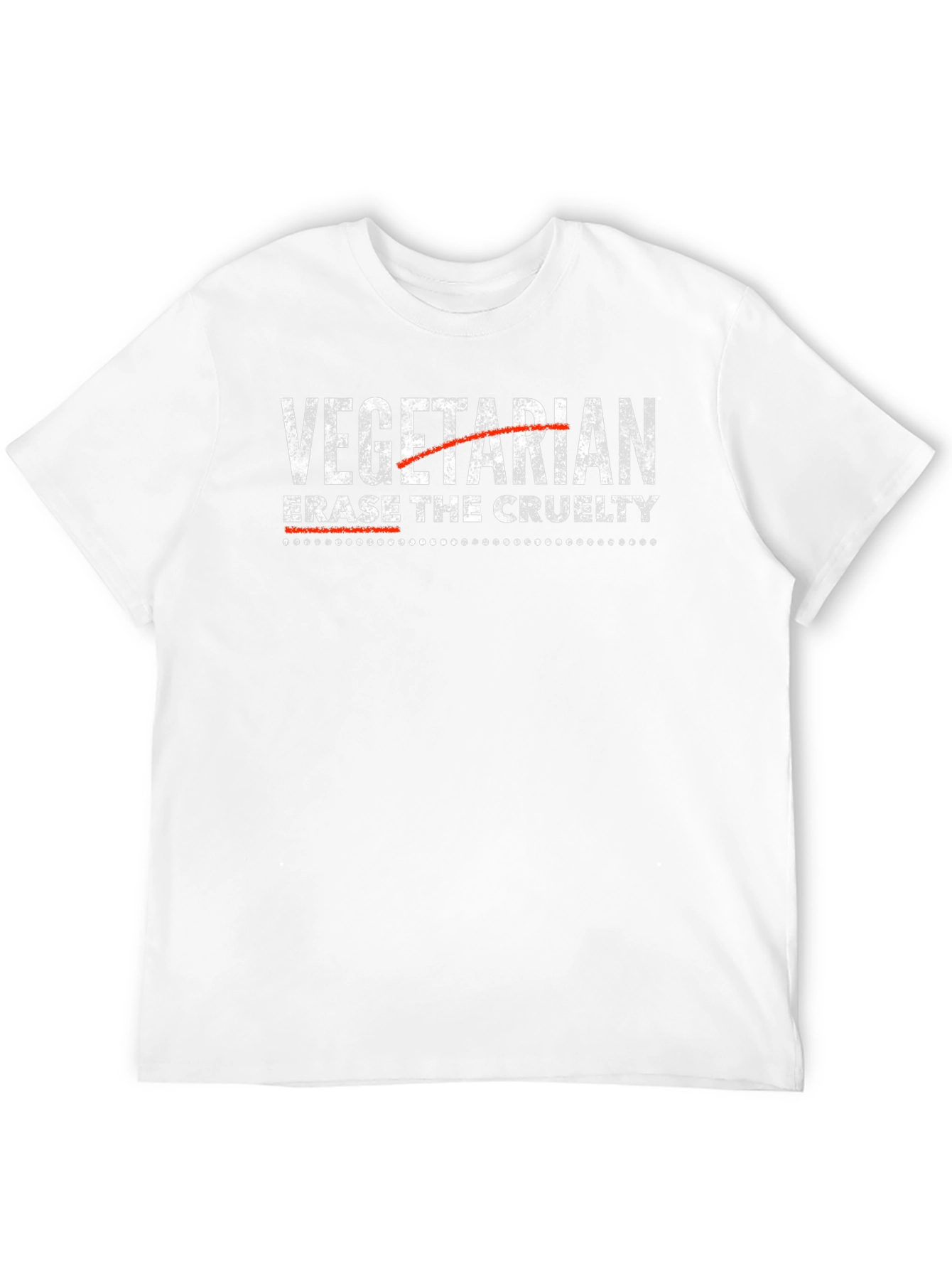 Camiseta Vegana Erase the Cruelty Negra