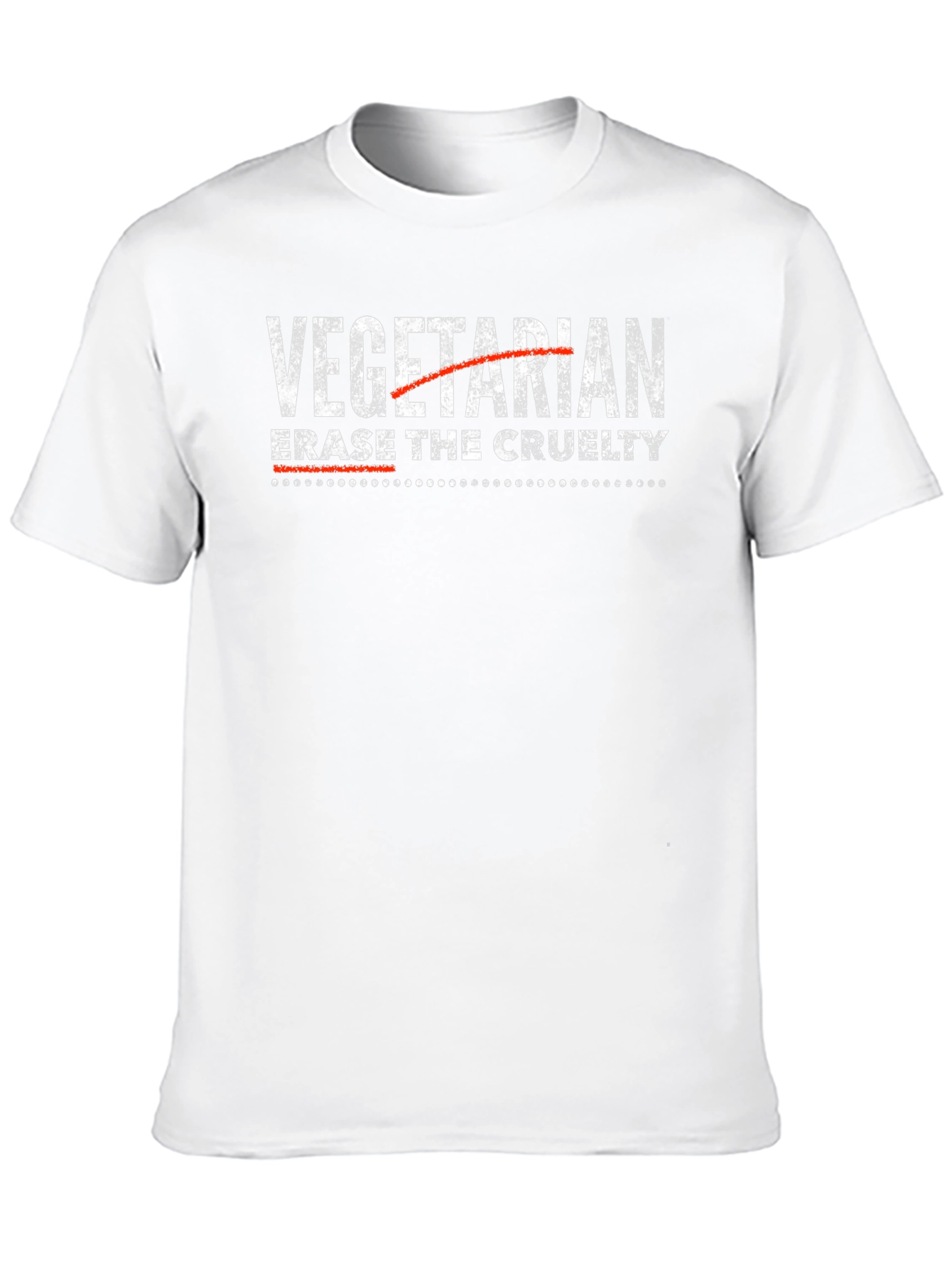 Camiseta Vegana Erase the Cruelty Negra