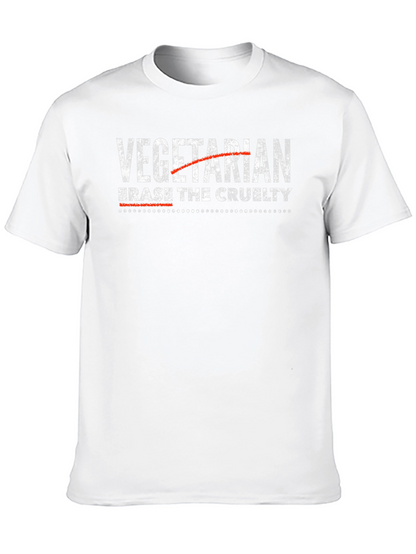 Camiseta Vegana Erase the Cruelty Negra