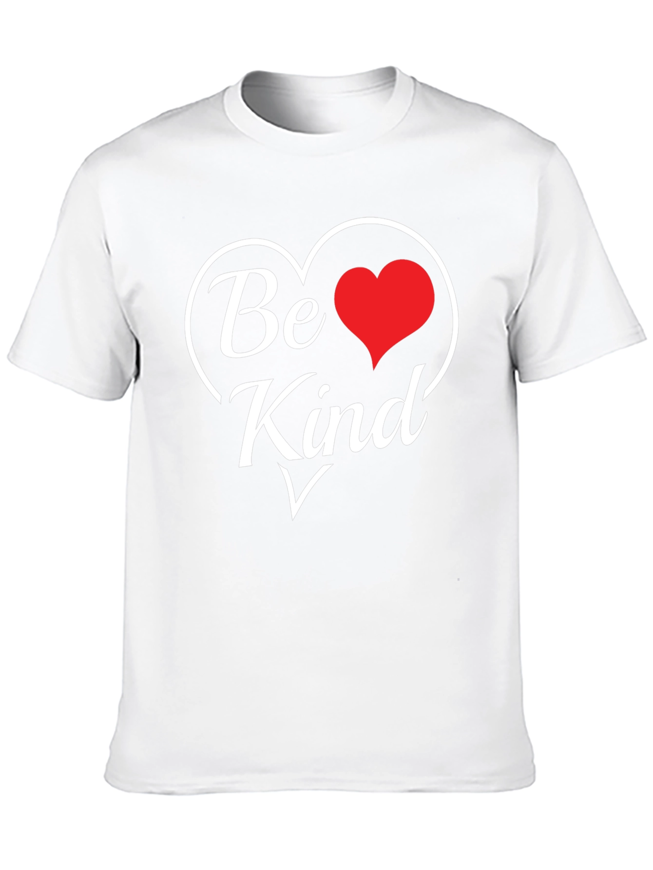 Camiseta Negra Sé Amable con Corazón