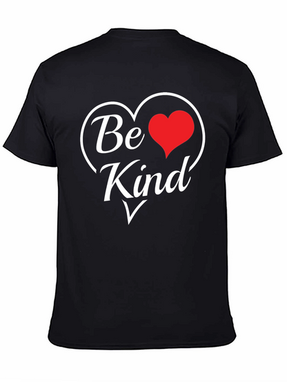 Camiseta Negra Sé Amable con Corazón
