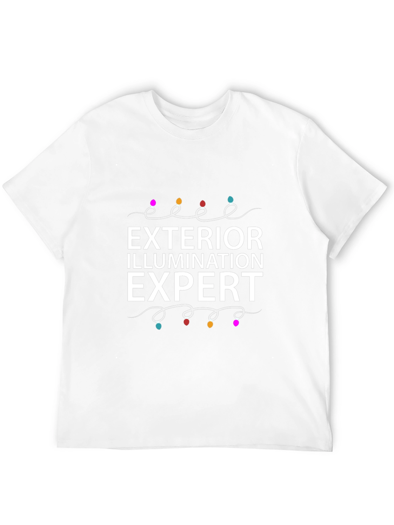 Camiseta Negra Exterior Iluminación Experto