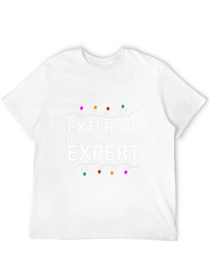 Camiseta Negra Exterior Iluminación Experto