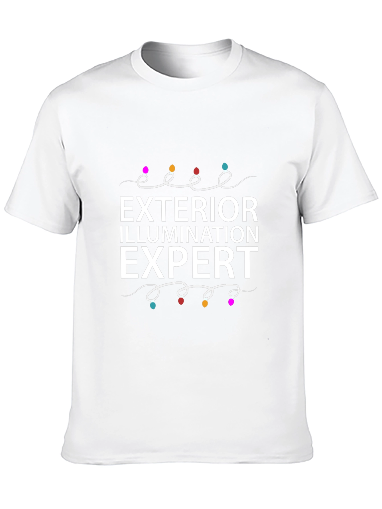 Camiseta Negra Exterior Iluminación Experto