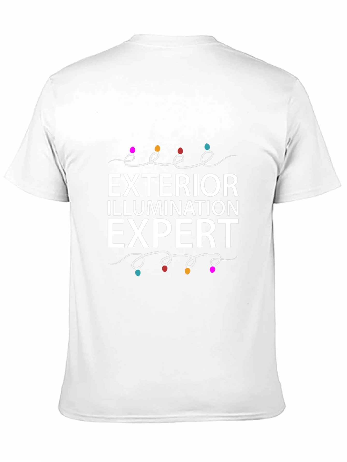 Camiseta Negra Exterior Iluminación Experto