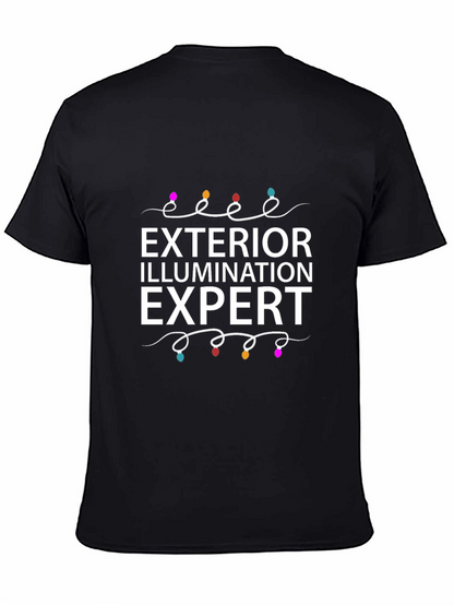 Camiseta Negra Exterior Iluminación Experto