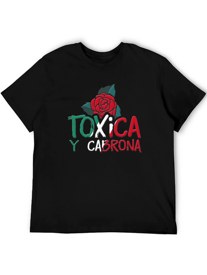 Camiseta Negra Tóxica y Cabrona