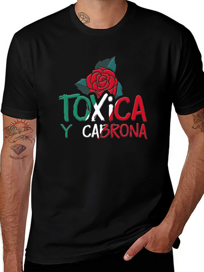 Camiseta Negra Tóxica y Cabrona