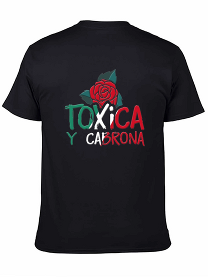 Camiseta Negra Tóxica y Cabrona
