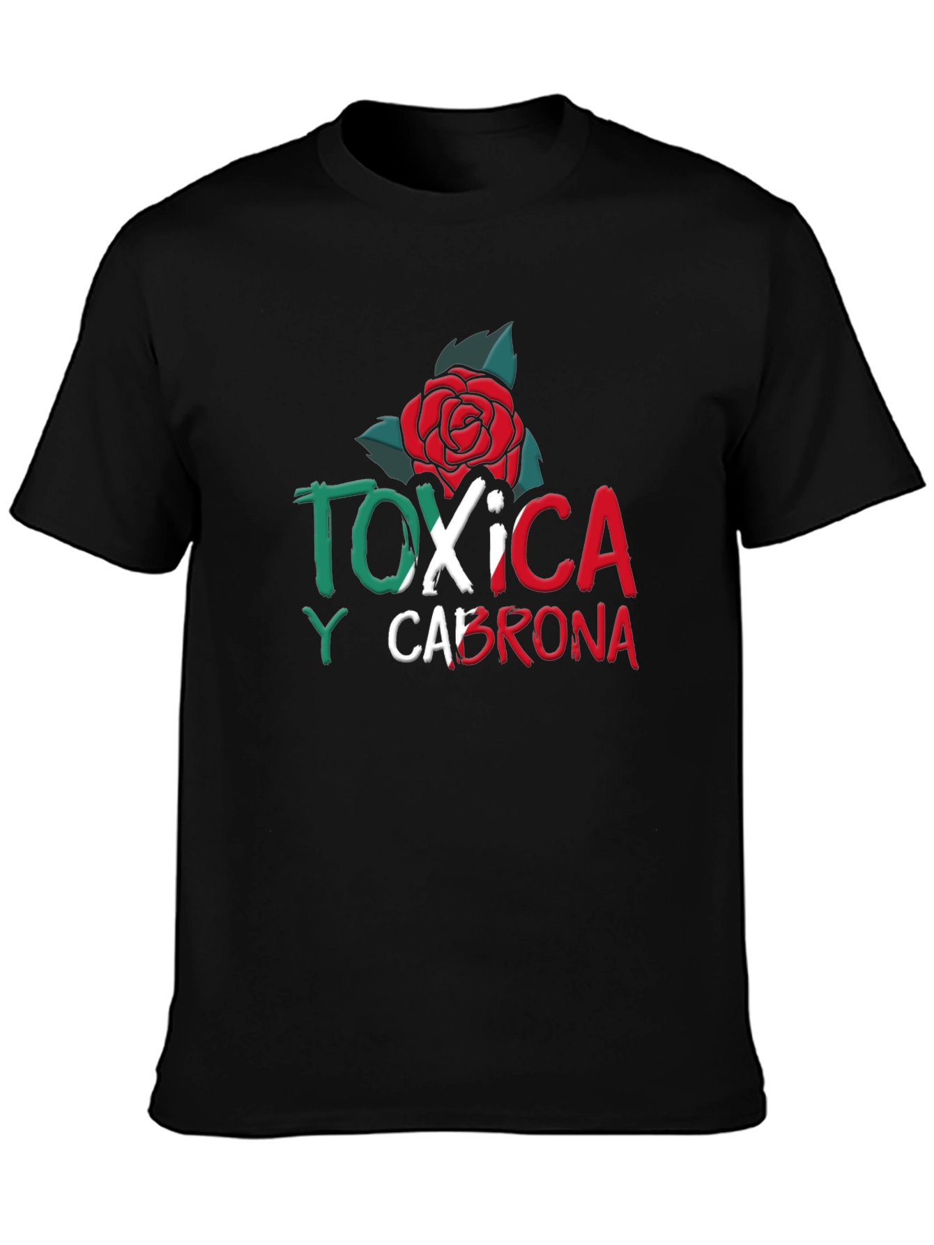 Camiseta Negra Tóxica y Cabrona
