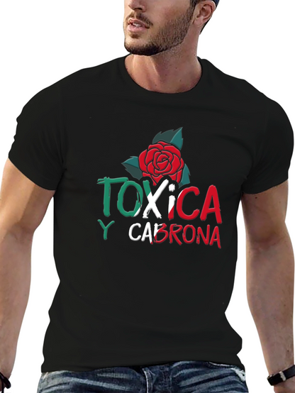 Camiseta Negra Tóxica y Cabrona