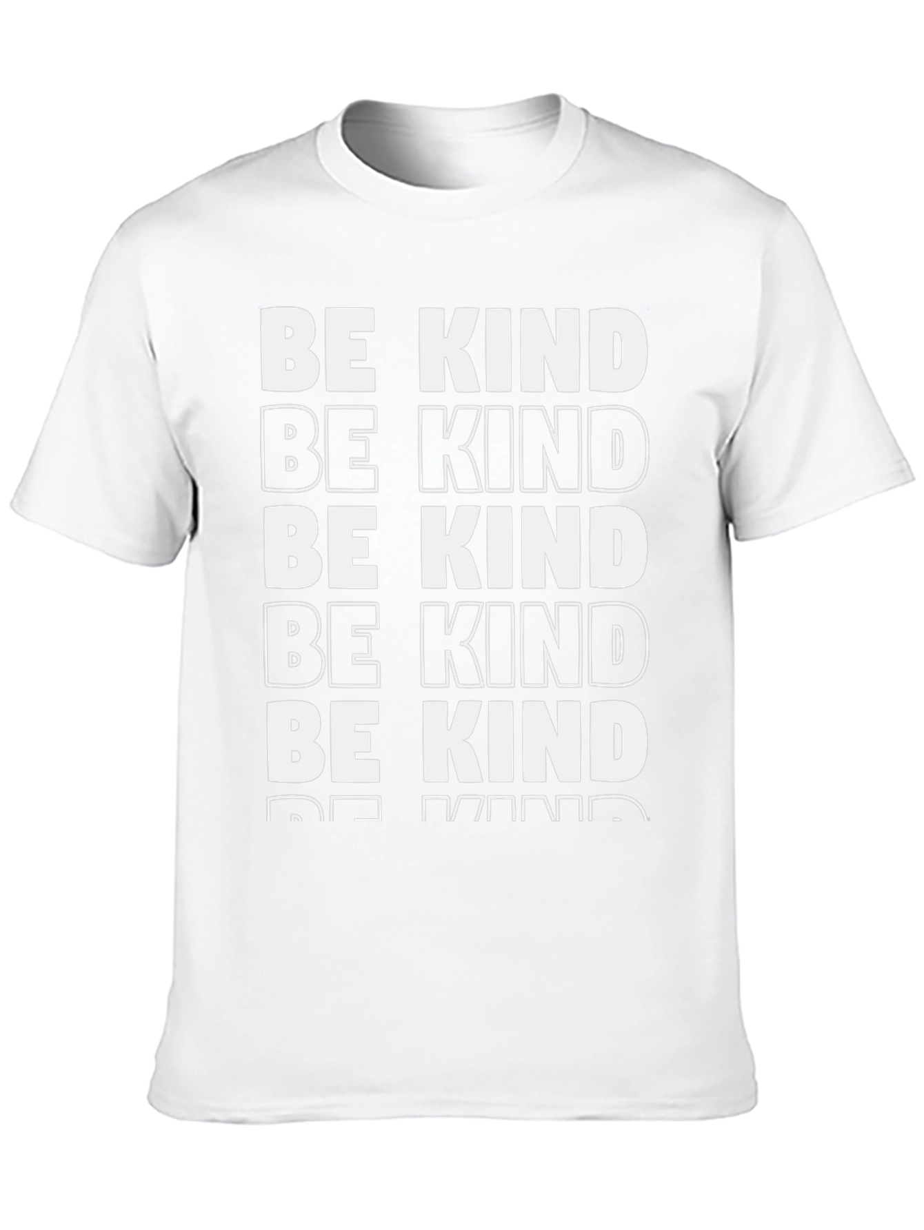 Camiseta Negra Be Kind - Mensaje Positivo