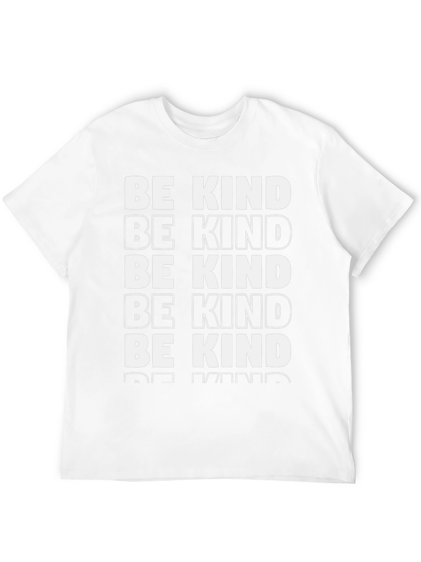 Camiseta Negra Be Kind - Mensaje Positivo
