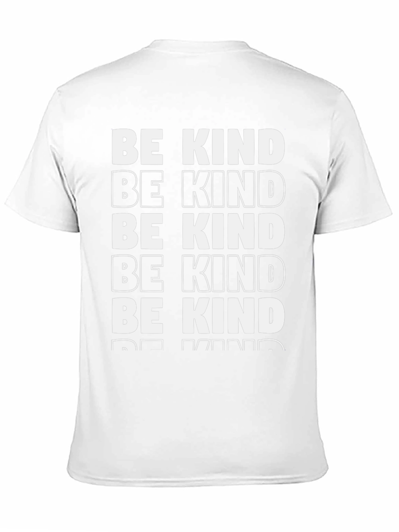 Camiseta Negra Be Kind - Mensaje Positivo
