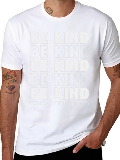 Camiseta Negra Be Kind - Mensaje Positivo