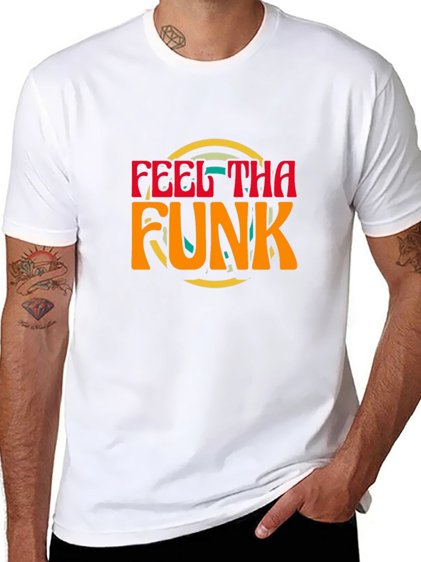 Camiseta Negra Retro Feel Tha Funk