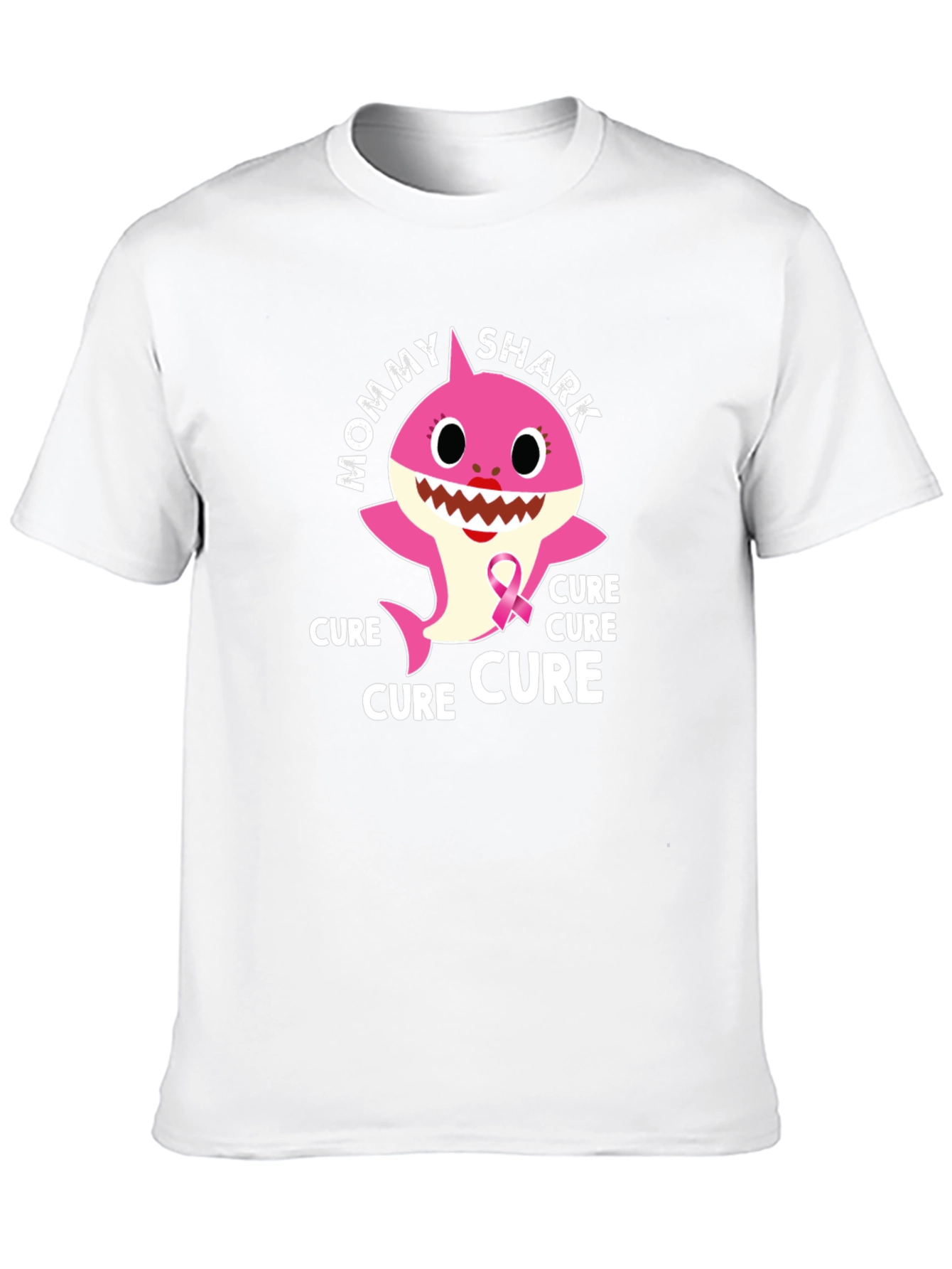 Camiseta Negra Mommy Shark Cure