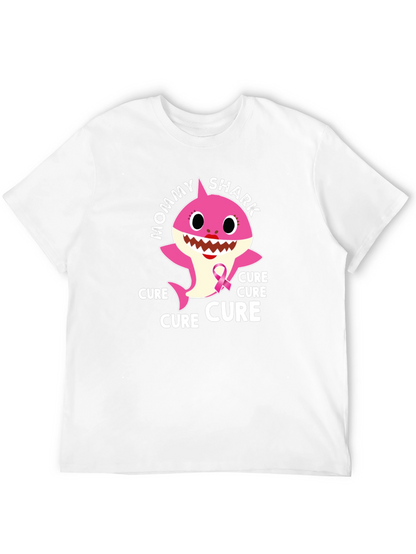 Camiseta Negra Mommy Shark Cure