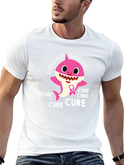 Camiseta Negra Mommy Shark Cure