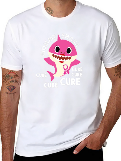 Camiseta Negra Mommy Shark Cure