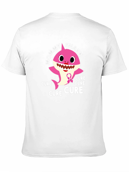Camiseta Negra Mommy Shark Cure