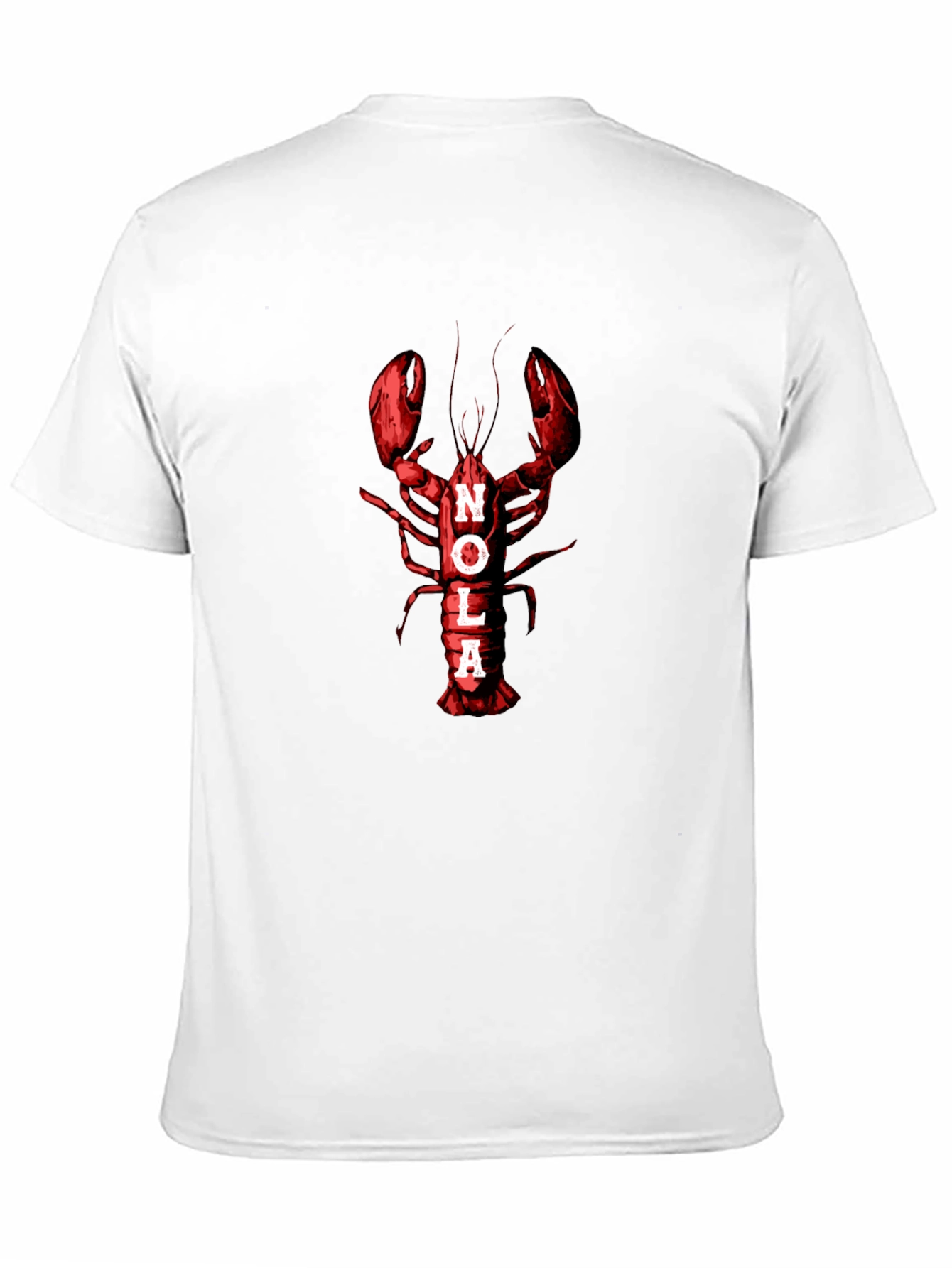Camiseta Negra NOLA Langosta Roja
