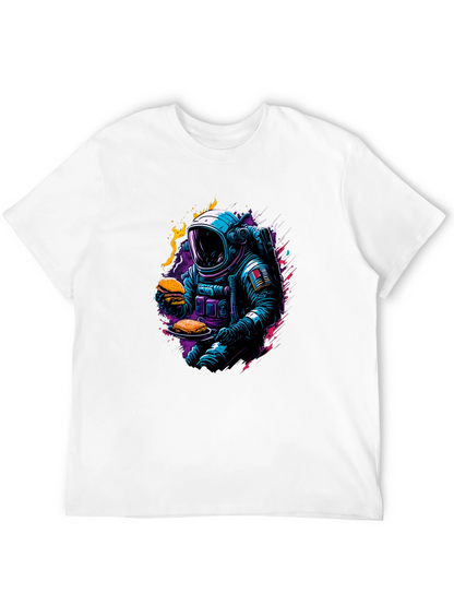 Camiseta Negra Astronauta Gourmet