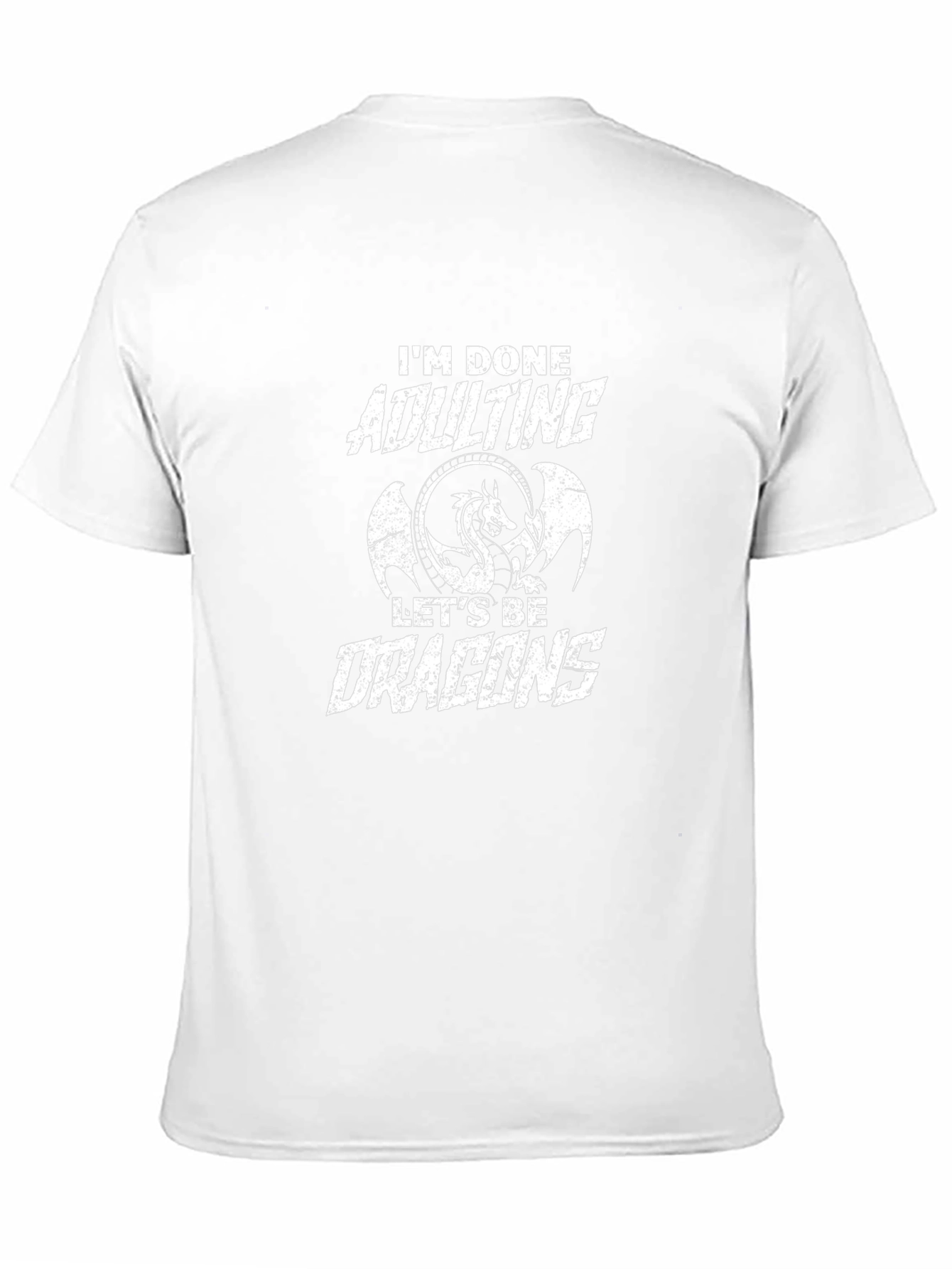 Camiseta Negra Adulting Dragones Divertida