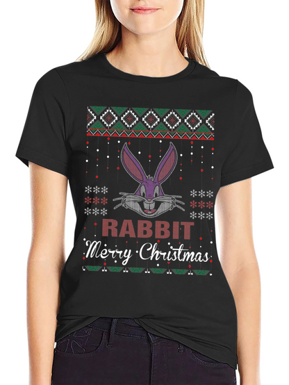 Camiseta Navideña Bugs Bunny - Feliz Navidad