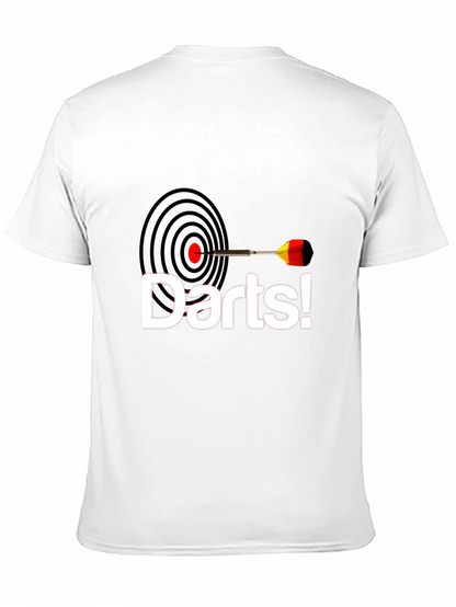 Camiseta Negra con Diseño de Dardos