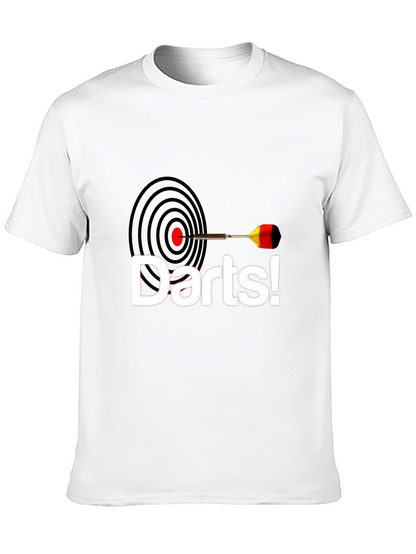 Camiseta Negra con Diseño de Dardos