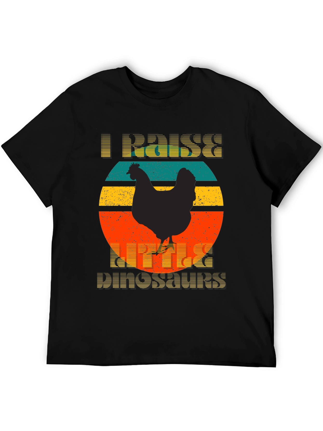 Camiseta I Raise Little Dinosaurs Diseño Retro