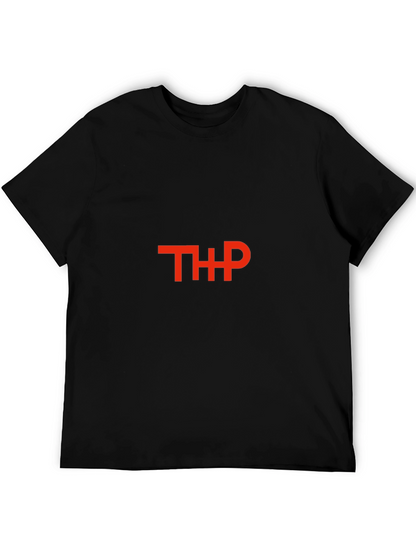 Camiseta Negra con Logo THP Rojo