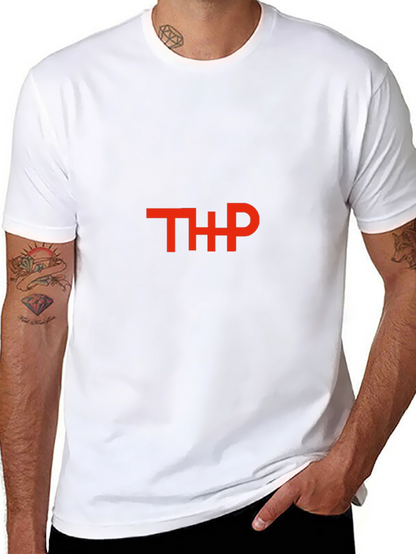 Camiseta Negra con Logo THP Rojo
