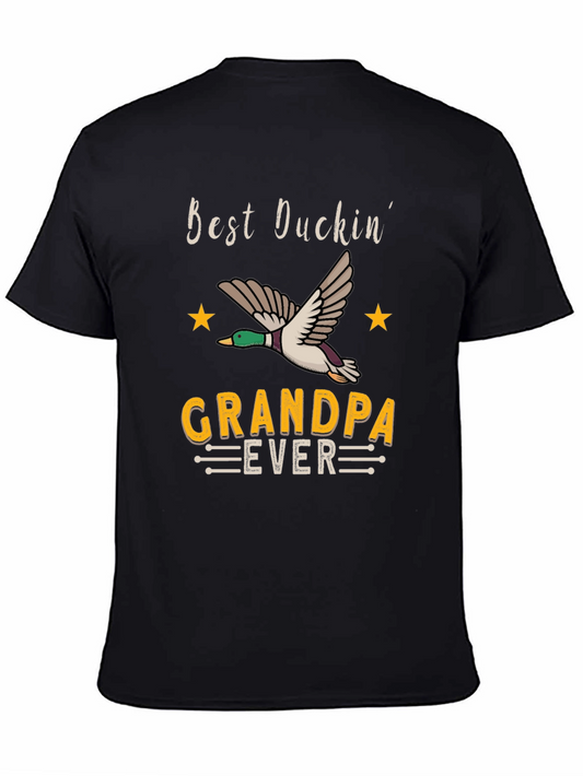 Camiseta Negra Best Duckin Grandpa Ever
